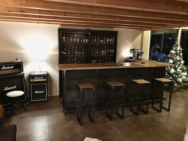 Comptoir de bar industriel simple plateau Réf : 3594 PRIX sur Devis