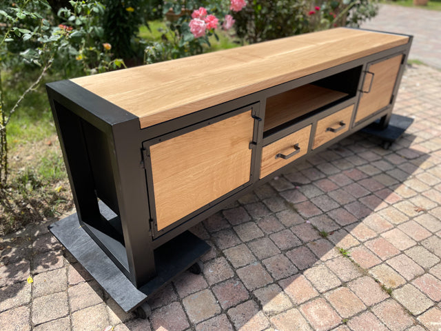 Meuble TV bois & mètal PRIX de base: 1490€ réf 3732