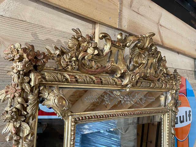 Miroir pareclose style Napoléon 3