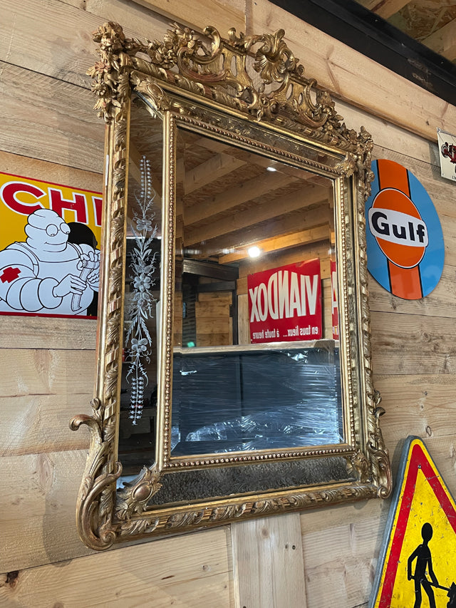 Miroir pareclose style Napoléon 3