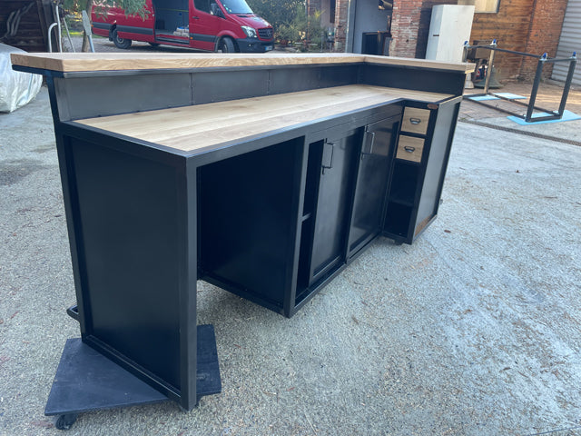 Comptoir d'angle double plateau PRIX de base: 3400€ réf 3849