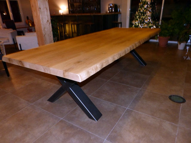 Table design industriel chêne 60 PRIX de base : 3600€ réf 3593
