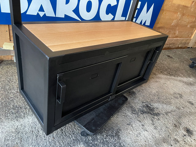 Vestiaire industriel portes coulissantes PRIX de base: 1200€  réf 3474