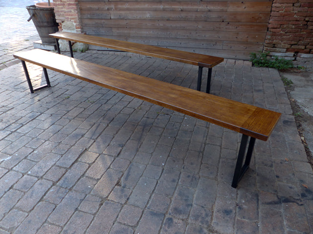 Paire de bancs Prix : 790€   réf 3206