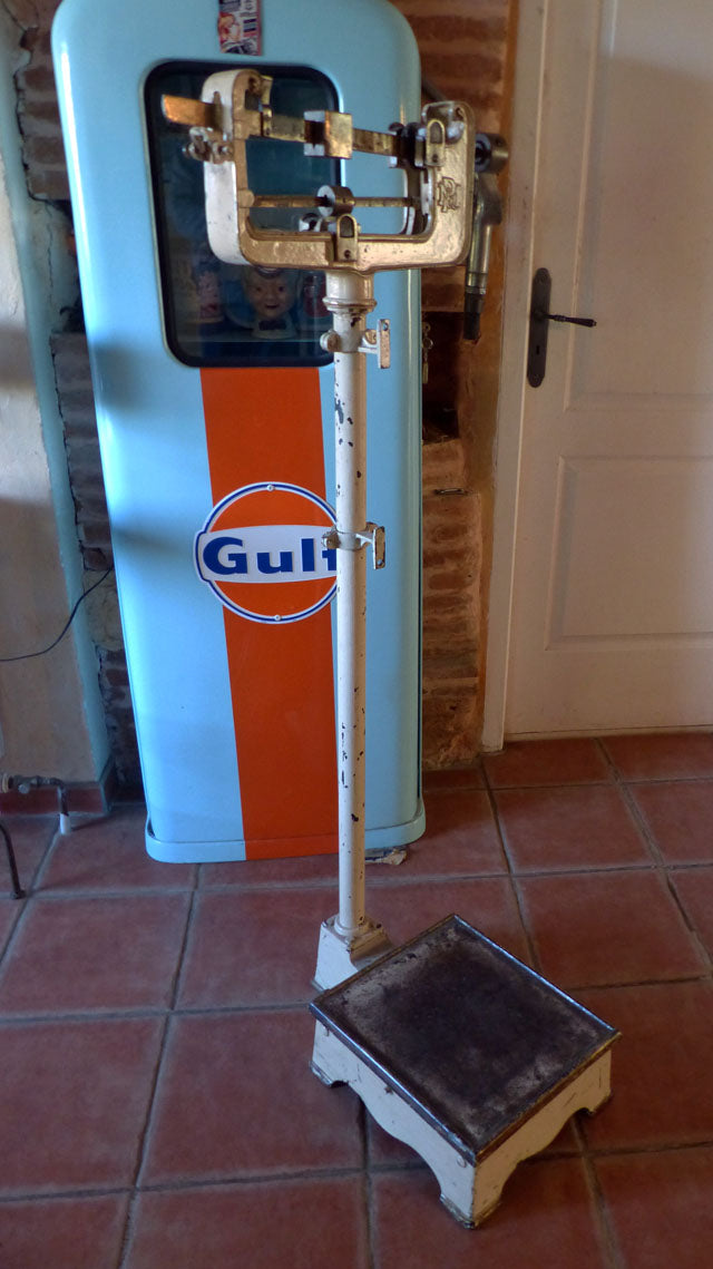 Pese personne en fonte 1900