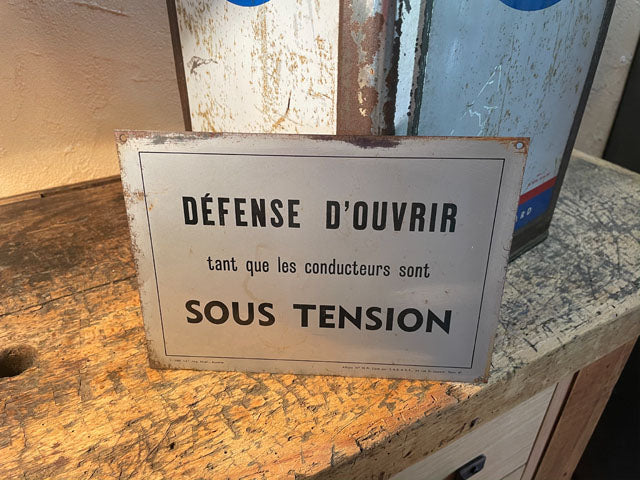 Plaque de sècuritè