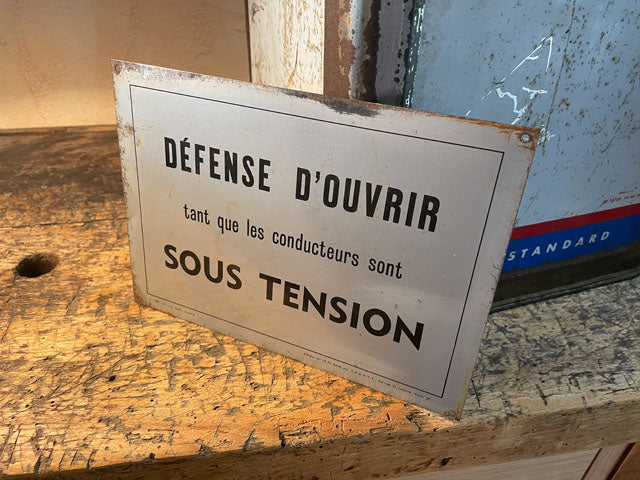 Plaque de sècuritè