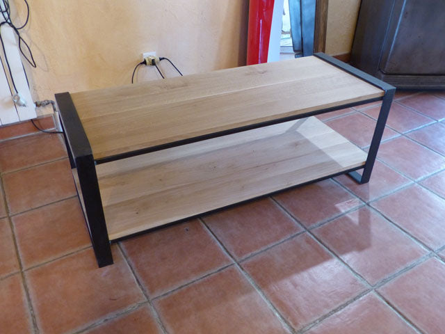 Table basse industrielle "conférence" PRIX de base: 650€ réf 3506